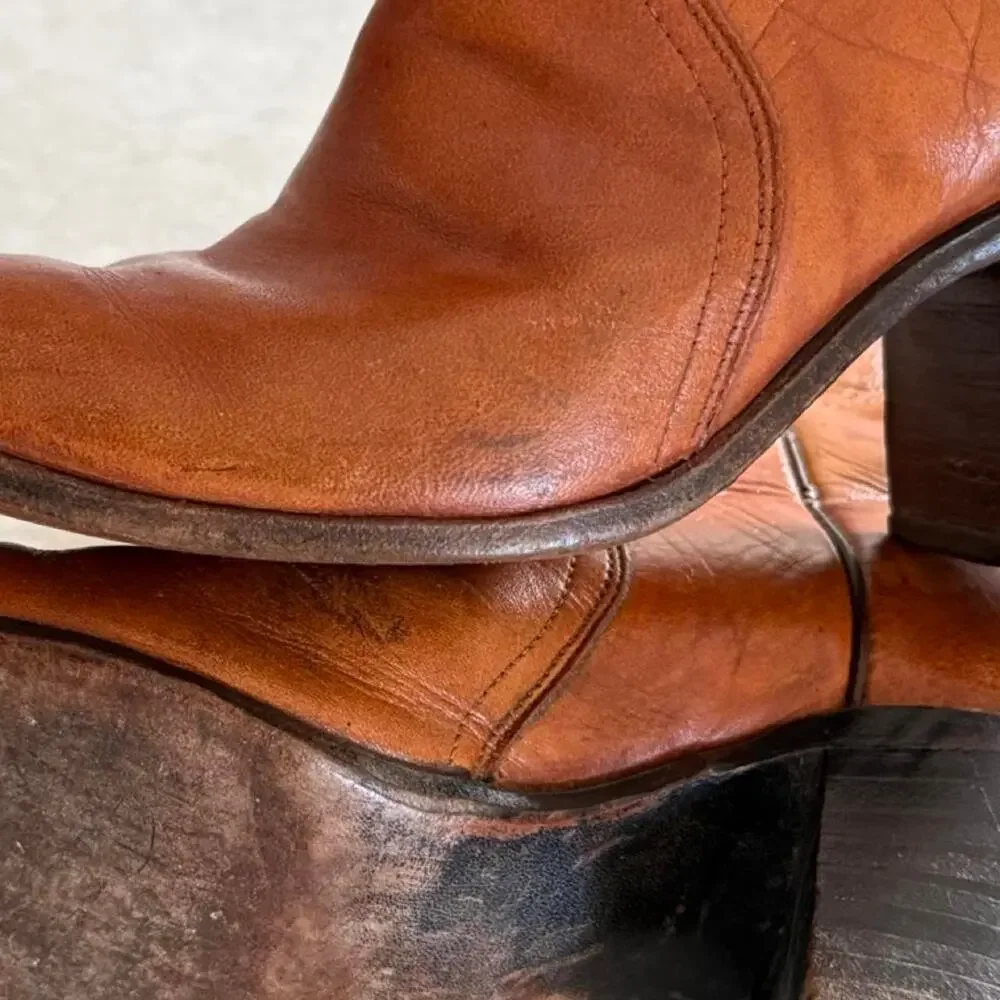 Vintage cowboy boots justin brand